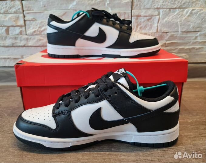 Nike Dunk low retro black white оригинал