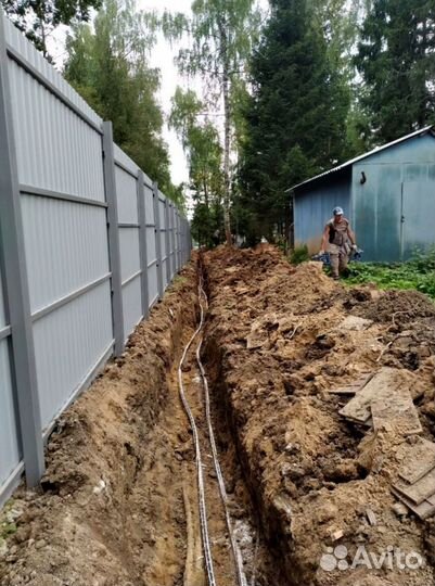 Прокладка кабеля в Земле