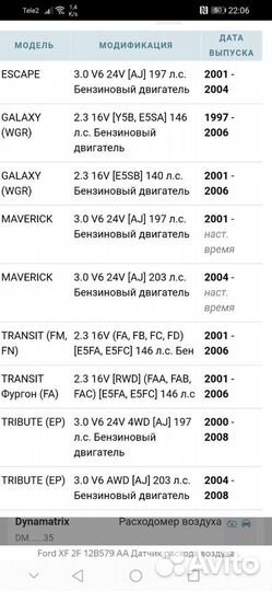 Дмрв форд мазда