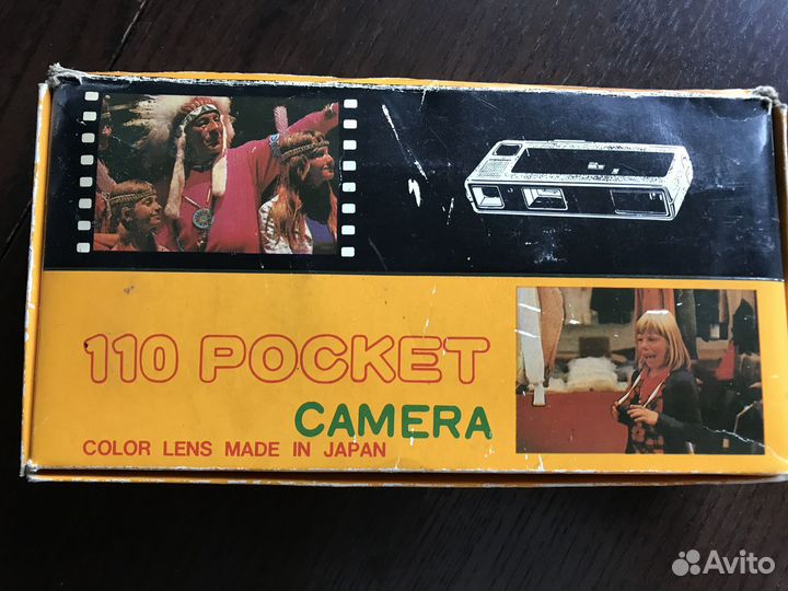 Винтажная камера 110 pocket camera color lens