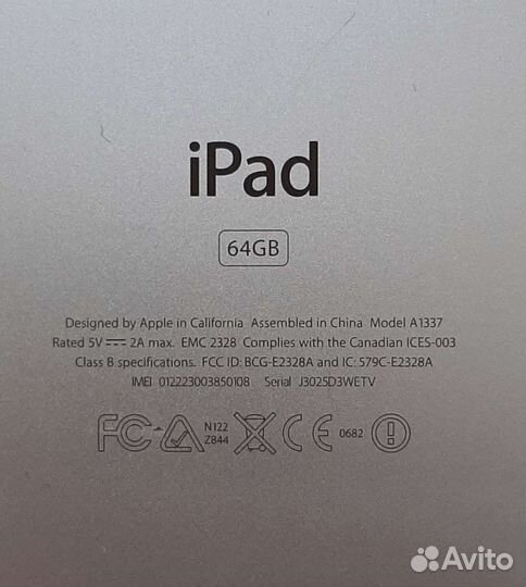 Apple iPad A1337-на запчасти