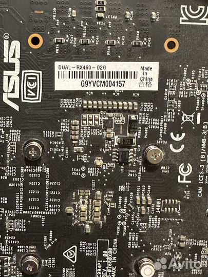 Видеокарта rx 460 2gb