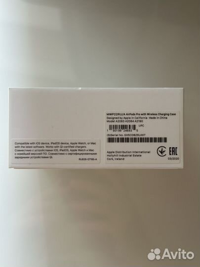 Наушники apple airpods pro правый с кейсом
