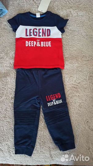 Футболка и штаны defacto, 74 размер