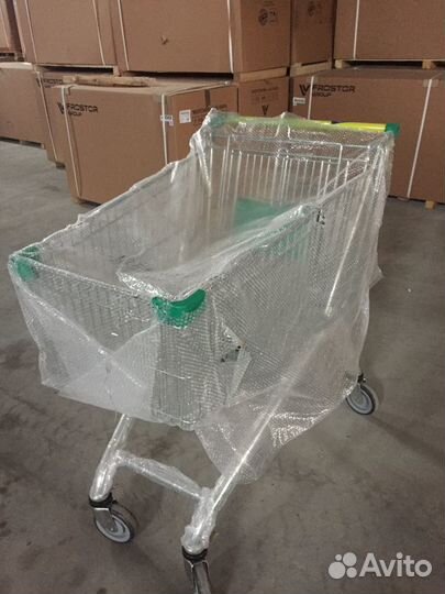 Тележка покупательская 125 л. shls