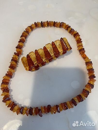 Бусы из янтаря