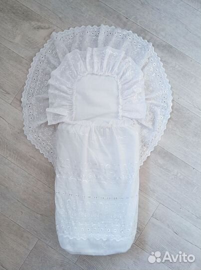 Теплый конверт на выписку / крещение