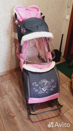 Детские санки коляска бу