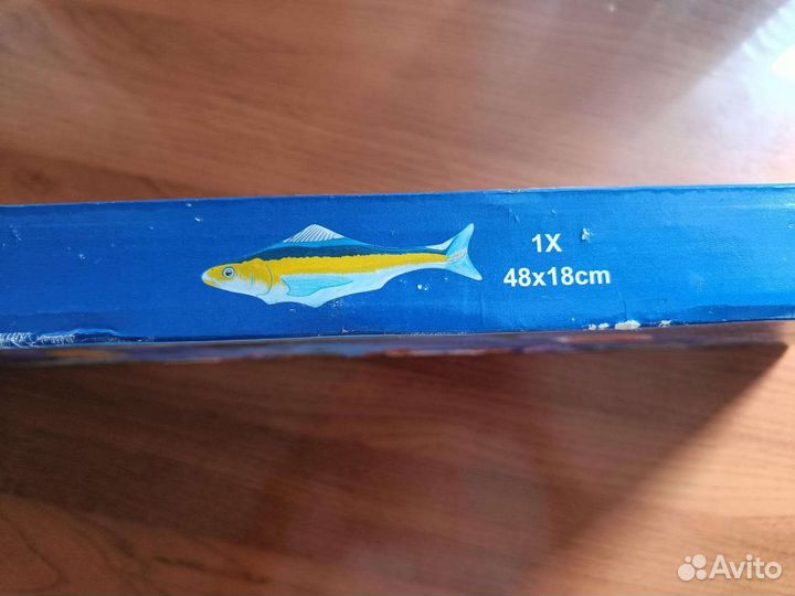 Тарелка в форме осетра