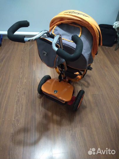 Детский велосипед трёхколёсный прогулочный