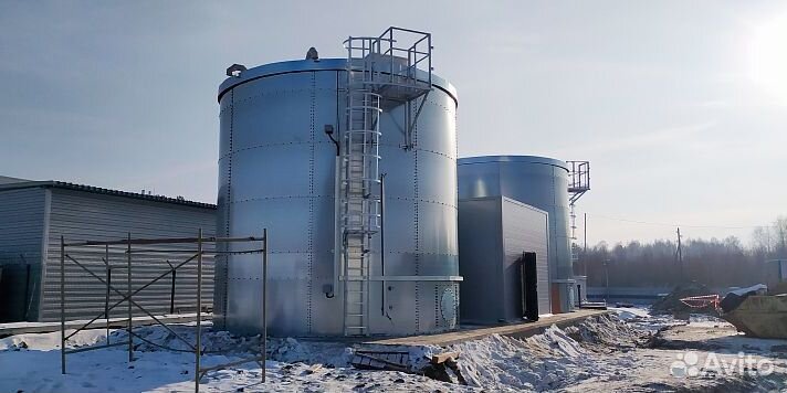 Резервуар вертикальный стальной рвс 100м3