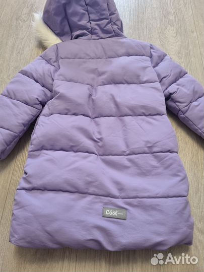 Пуховик зимний для девочки