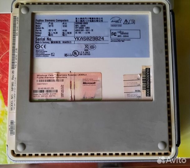 Настольный пк Fujitsu-Siemens Esprimo MP965