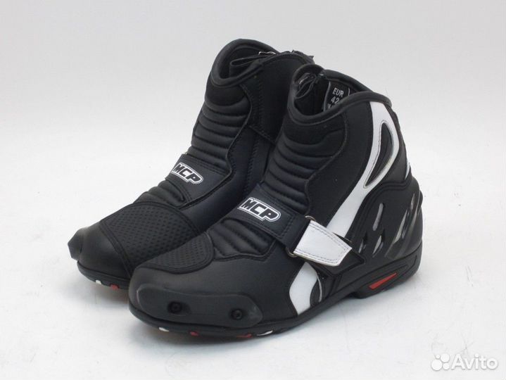 Мотоботы mcp amsterdam black/white