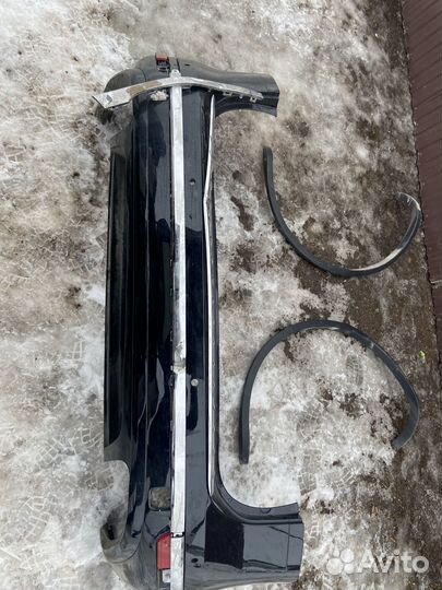 Задний бампер на volkswagen touareg 2