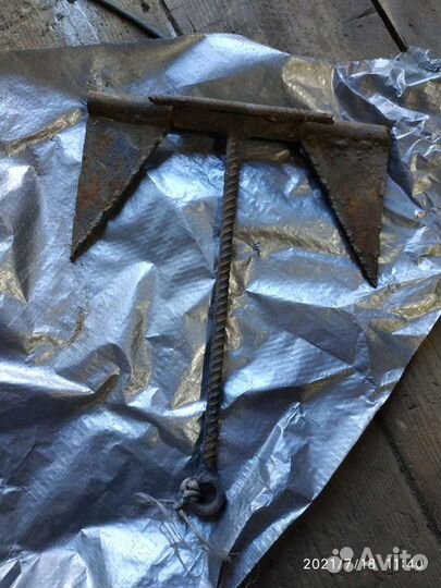 Якорь рыболовный, с грунтозацепом