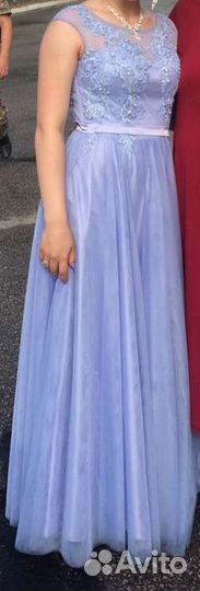 Вечернее платье в пол 44