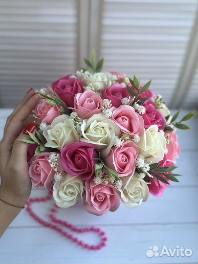 Подарок на день мамы мыльные розы