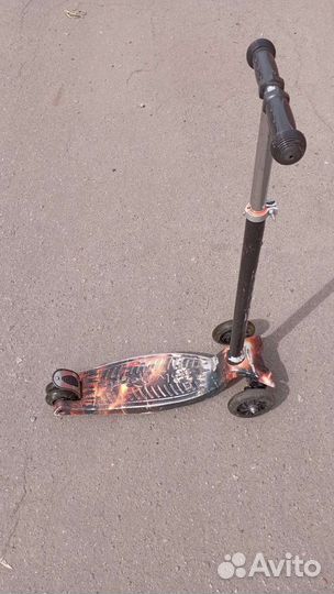 Самокат детский трехколесный б/у