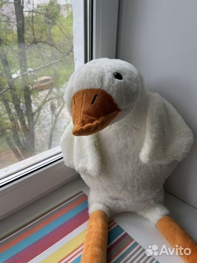 Мягкая игрушка гусь обнимусь