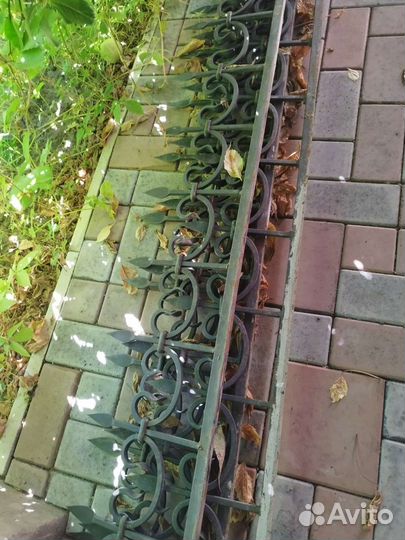 Кованный забор бу