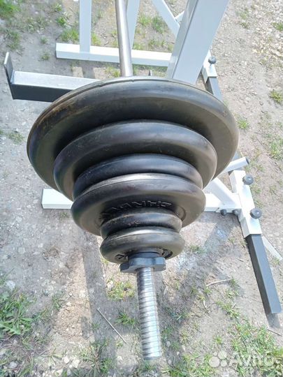 Штанга 30 кг, 74 кг и 93 кг