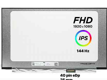 Матрица для ноутбука 15.6 FHD IPS 40pin 144Гц