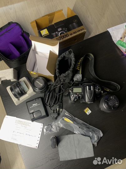 Зеркальный фотоаппарат Nikon d7000 + 2 обьектива
