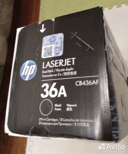 Картридж HP св436af 36A. Оригинал. Новый