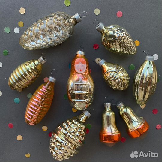 Елочные игрушки СССР