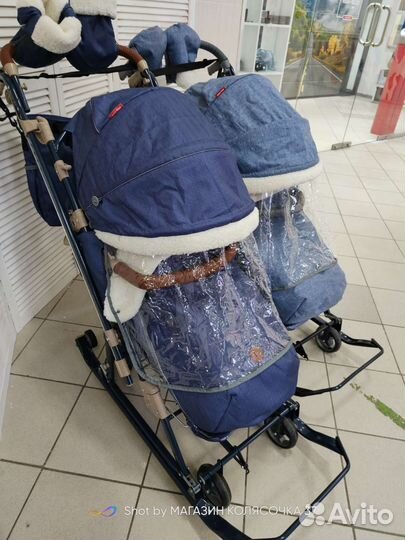 Санки коляски Ника 7-8 к Примиум в наличии