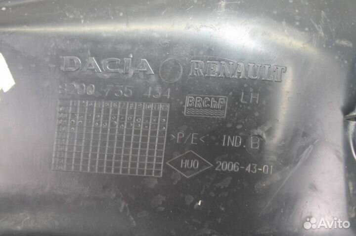 Локер задний левый Renault Sandero 1 (Сандеро 1)