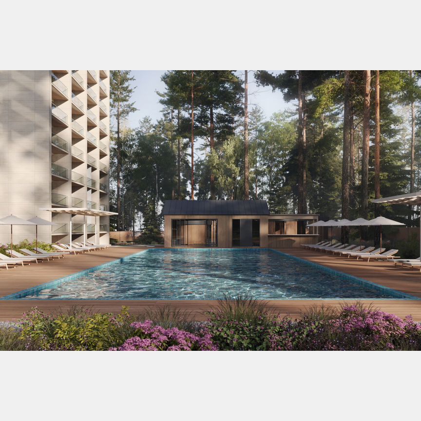 Апартаменты-студия, 42,1 м², 11/12 эт.