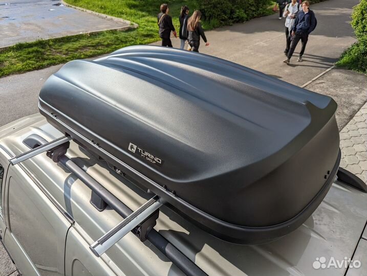 Автобокс на крышу Турино 410л, 177х46х81, черный