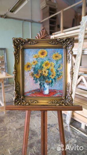 Клод Моне «Подсолнухи» копия картины под заказ