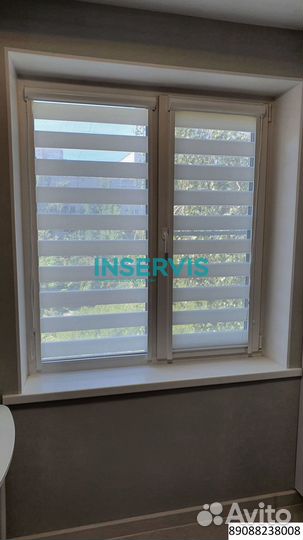 Зебра день ночь рулонные