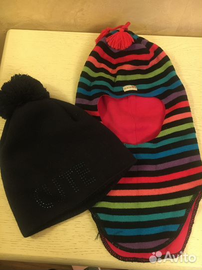 Шапка зимняя для девочки 52 54