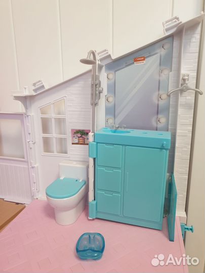 Кукольный домик для барби с мебелью