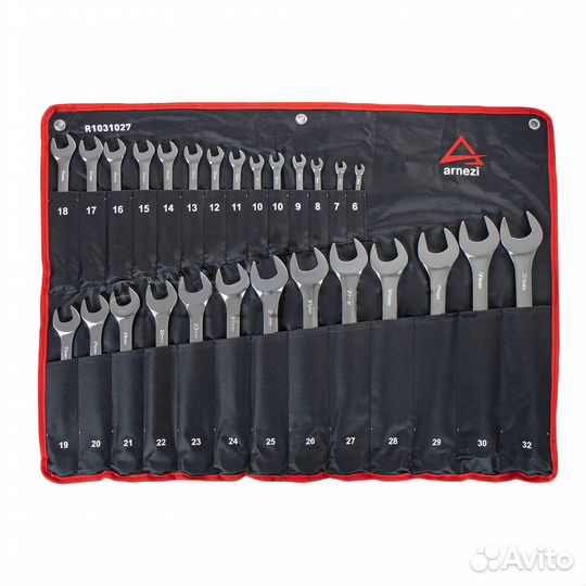 Набор ключей комбинированных 27пр. в сумке (6-32)