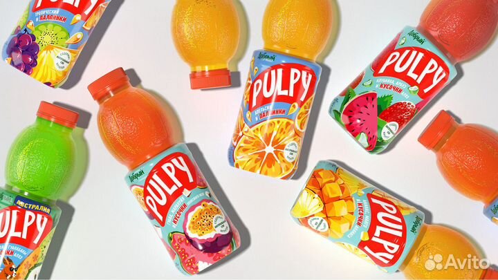 Напиток Добрый Палпи Апельсин 0,45л