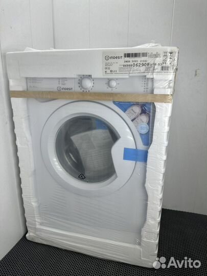 Стиральная машина indesit 42см новая на 5кг запак