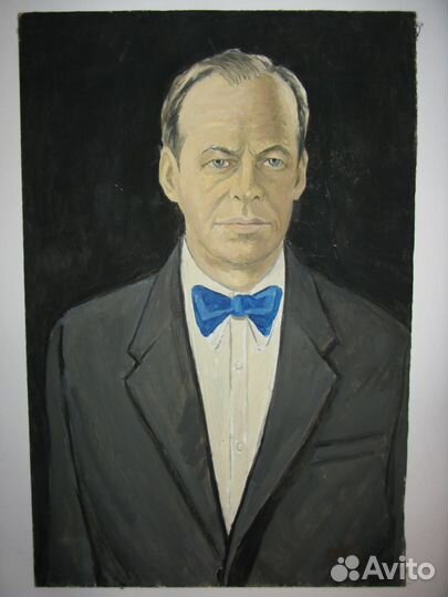 Портрет Черкасов Н.К. 1966 г антиквариат