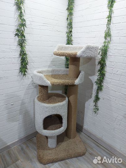 Домик когтеточка для кошек средних и крупных пород