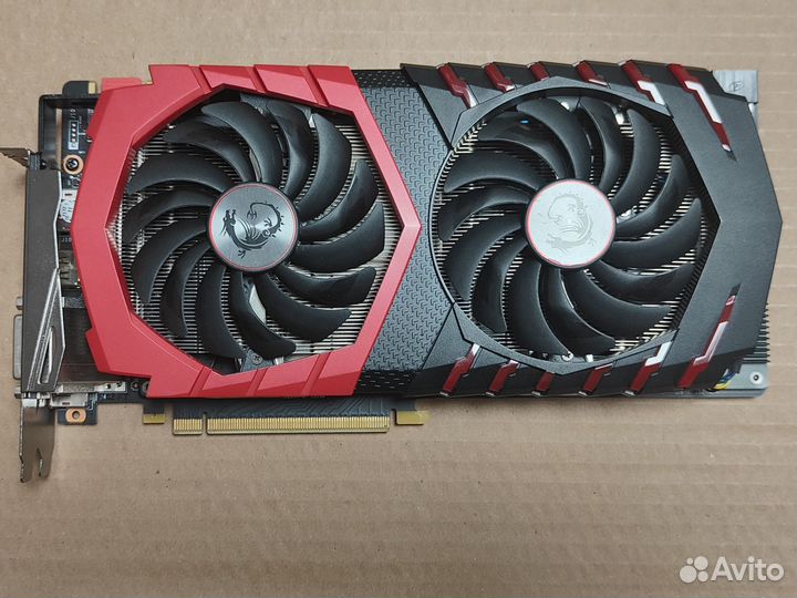 Видеокарта MSI GTX 1080 gaming X+ 8G