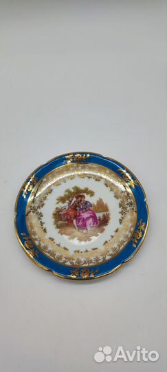 Тарелка диаметр 10 см см, Европа, Лимож, сер. XX в