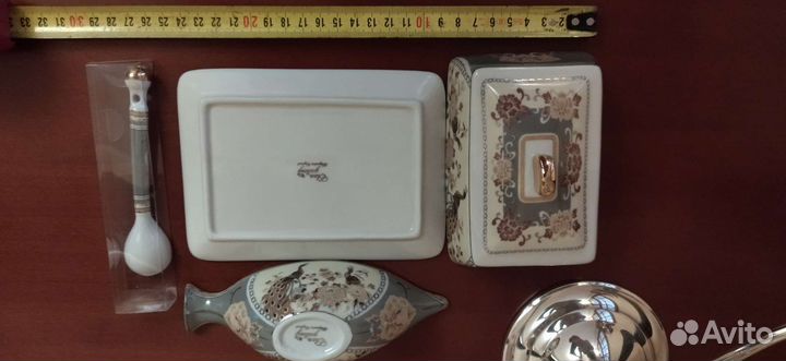 Маслëнка + икорница с ложечкой