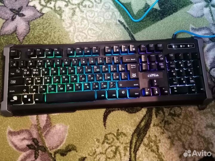 Игровая клавиатура с подсветкой