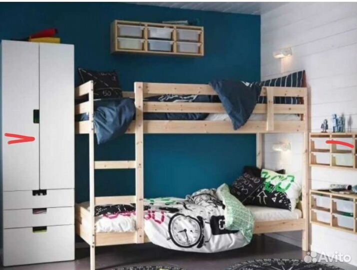 Двухъярусная кровать икеа мидал IKEA