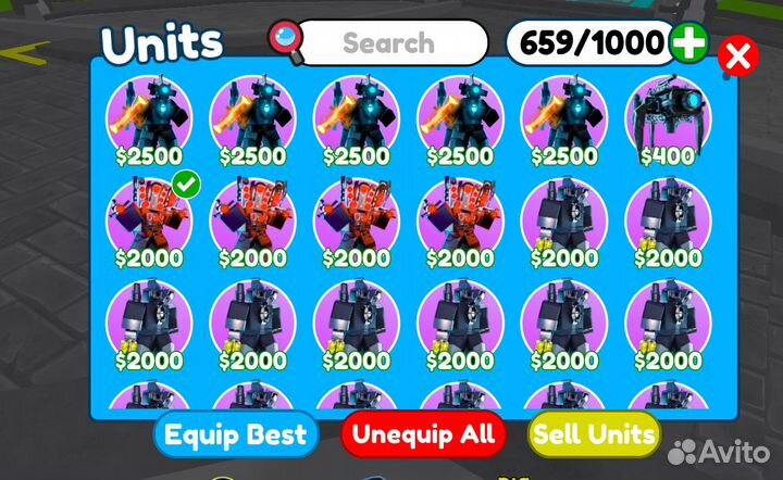 Юниты В игре Toilet Tower Defense