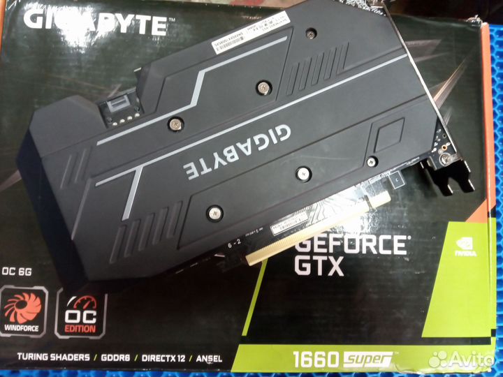 Видеокарта GTX 1660 Super